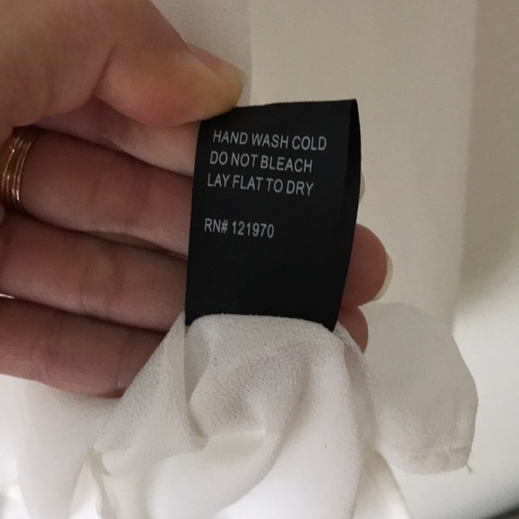 NWT Sheer button down blouse - Picture 6 of 8